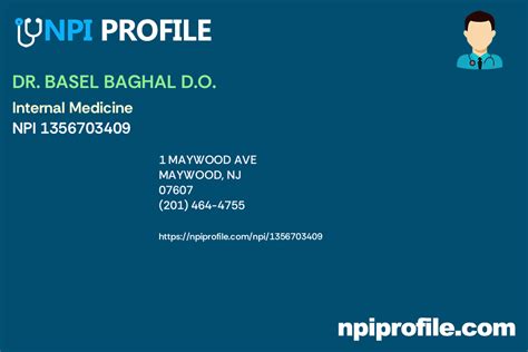 basel baghal do npi number