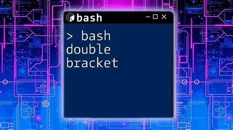 Bash Bracket Syntax