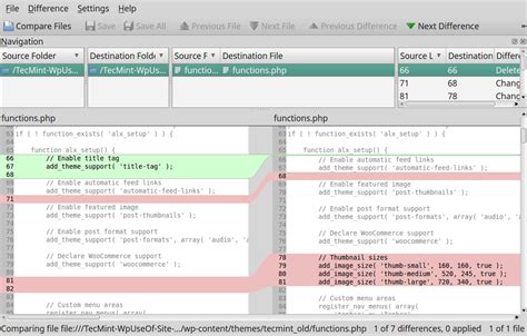bash compare two files for differences