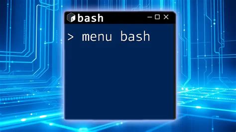 bash dialog menu example