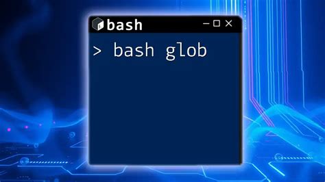 Bash Glob Brackets