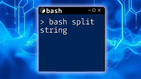 Bash Split String By Space Into Lines