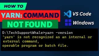 Bash Yarn Command Not Found Mac