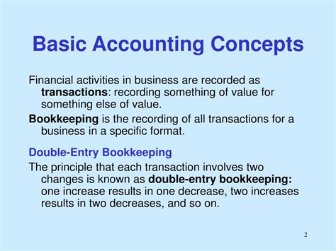 PPT Basic Accounting Concepts PowerPoint Presentation, free download