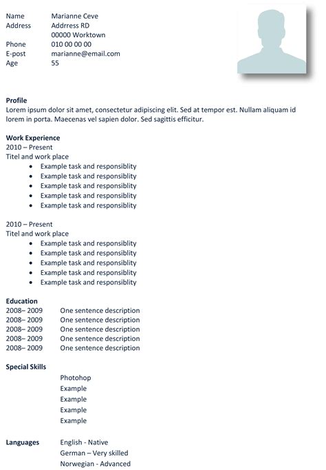 HR manager CV template Avari Point