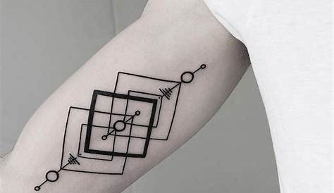 Basic Simple Geometric Tattoos 40 For Men Design Ideas With Shapes