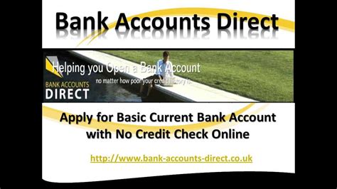 basic account no credit check