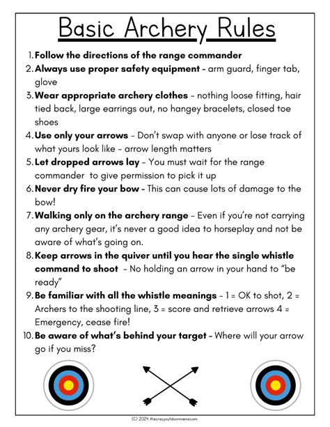 Basic Archery Rules