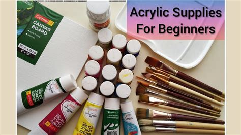 Basic Art Supplies For Beginners Paint