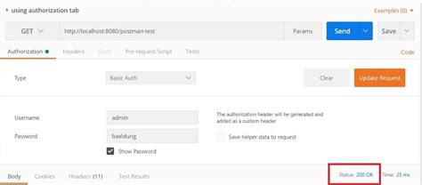 basic auth example postman