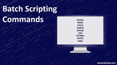 basic batch file commands