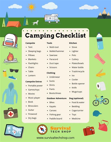 Basic Camping Needs List