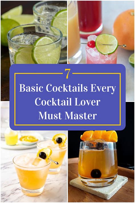 Basic Cocktails For A Party