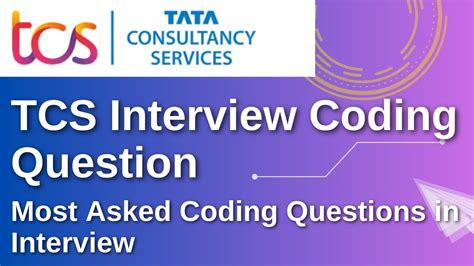 basic coding questions for tcs interview