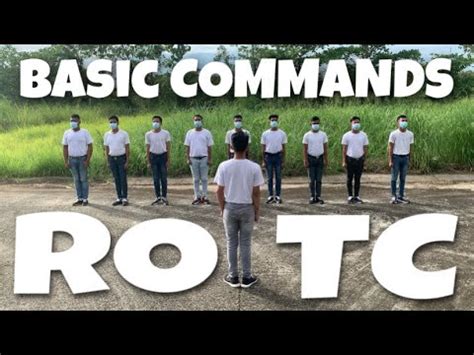 basic command in rotc english