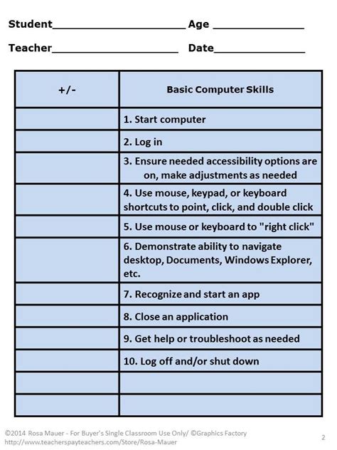 Basic Computer Skills Assessment Free