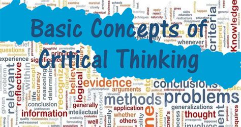 basic concepts of critical thinking