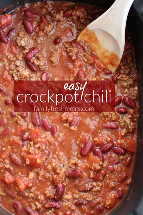 Basic Crockpot Chili
