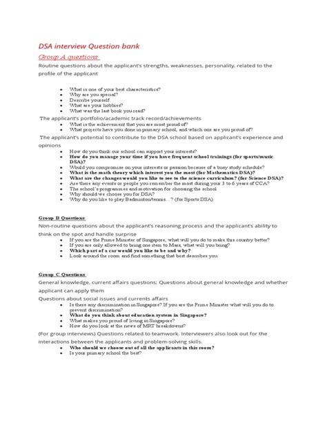 basic dsa coding questions for interview