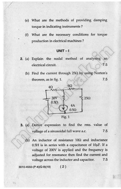 basic electrical engineering important questions