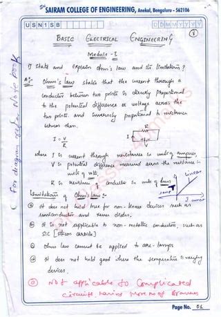 basic electrical engineering short form
