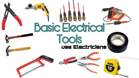 basic electrical tools and their uses