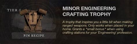 Basic Engineering Crafting Trophy