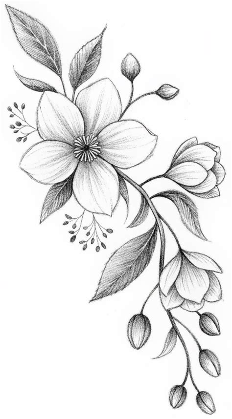 Basic Floral Drawing Techniques
