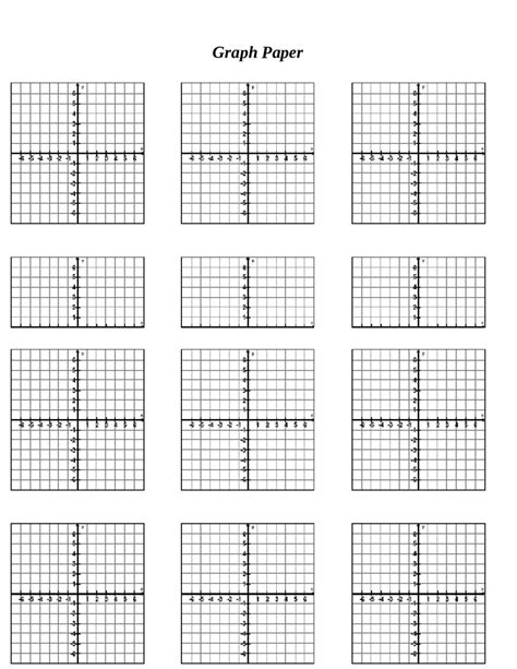 Basic Graph Paper Printable