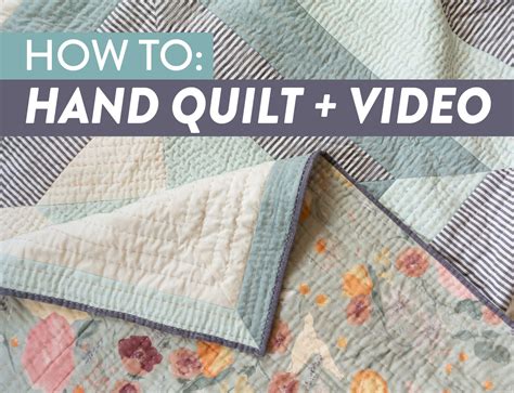Basic Hand Quilting Instructions