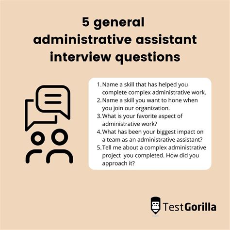 basic interview questions for administrative assistant
