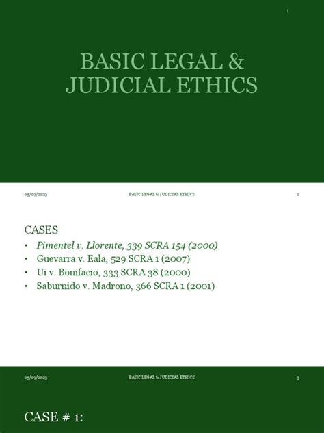 basic legal and judicial ethics pdf