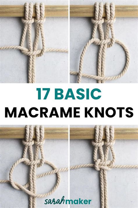 Basic Macrame Knots Tutorial