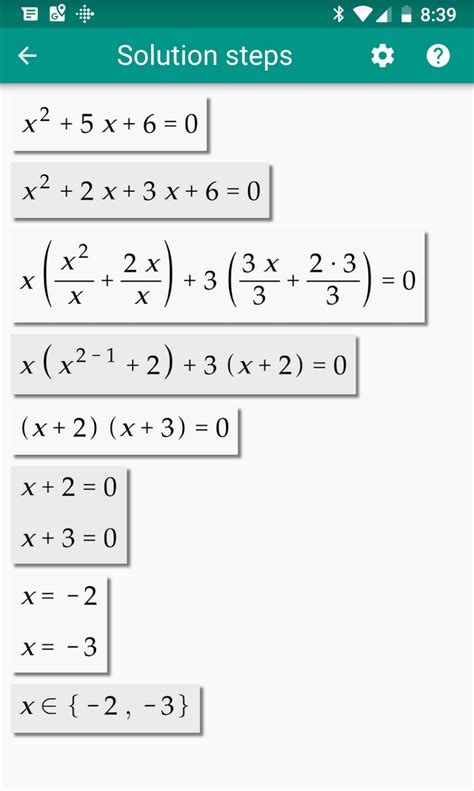 Basic Math Solver With Steps
