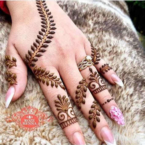 basic mehndi patterns