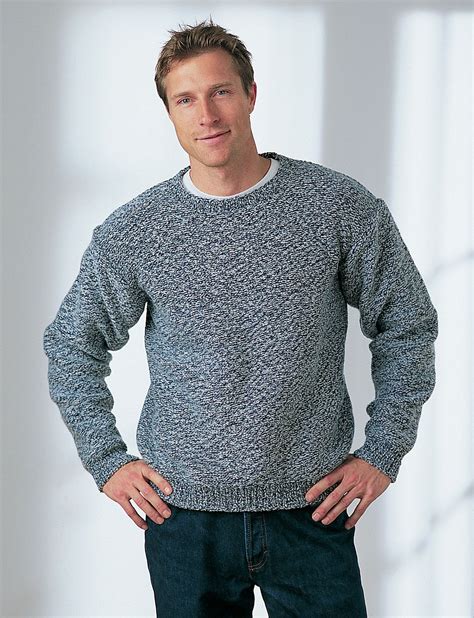 Basic Mens Jumper Knitting Pattern