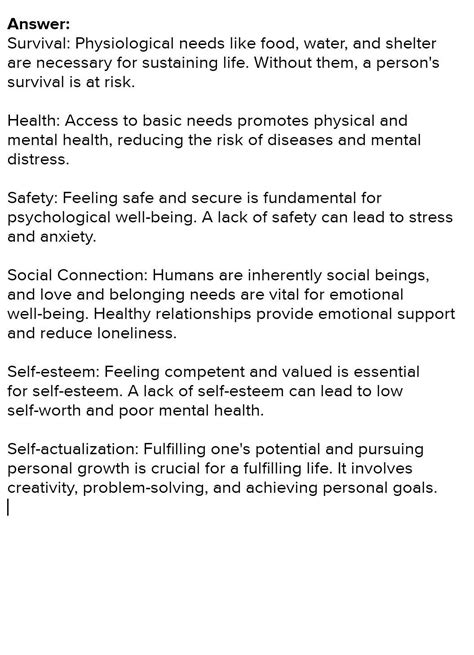 Basic Needs Help I Can Give Brainly