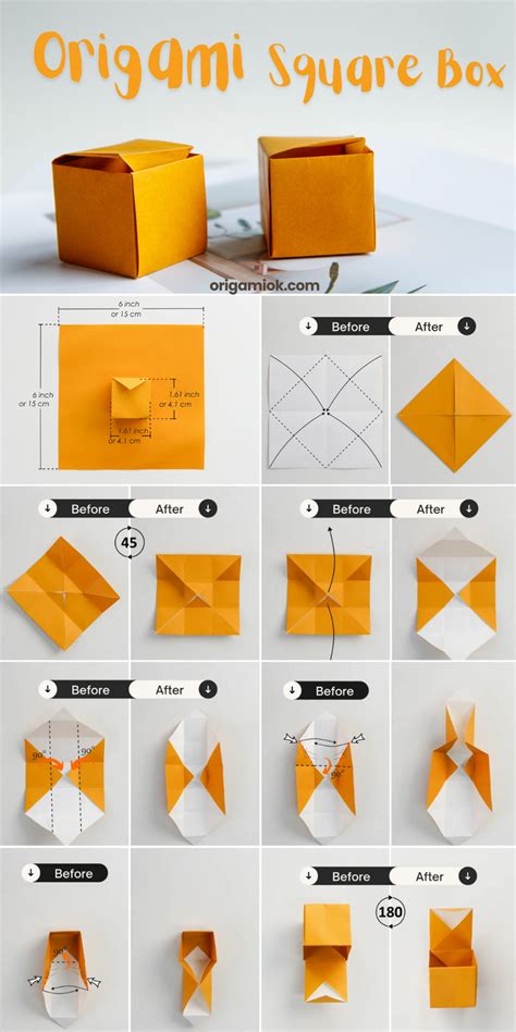 Basic Paper Origami Box
