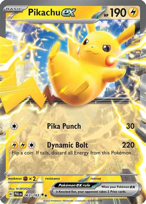 basic pikachu ex card value