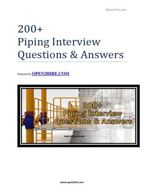 basic piping interview questions pdf