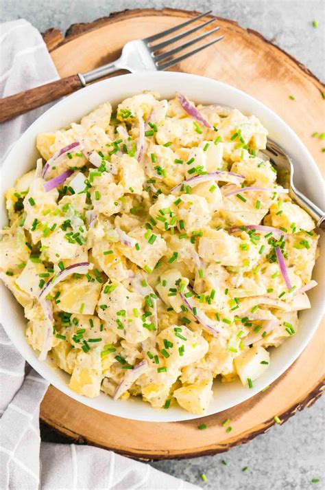 basic potato salad recipe with mayo