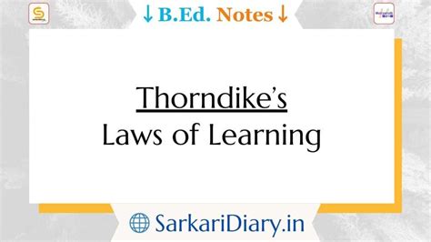 basic principles of learning and their implications b ed notes