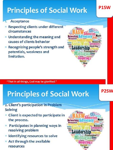 basic principles of social work