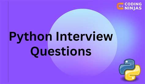basic python questions for technical interview