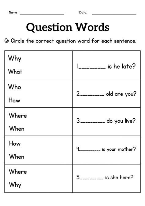 basic questions for grade 4