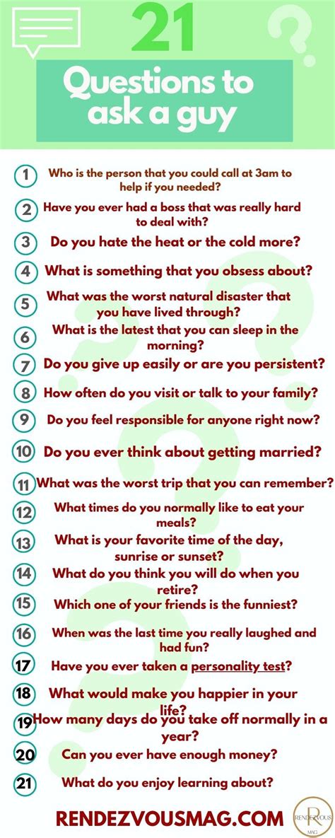 basic questions to ask a boy