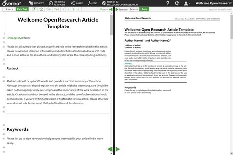 basic report template overleaf