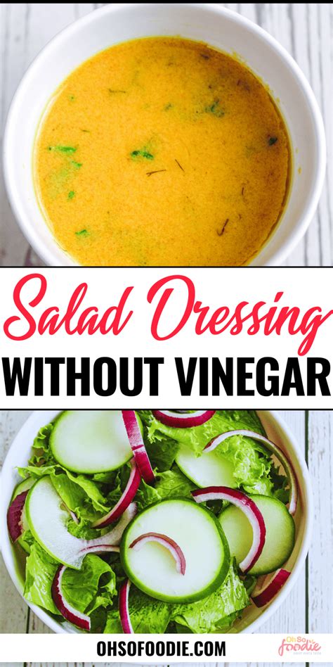 Basic Salad Dressing Without Vinegar