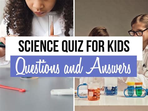 basic science questions for kids with answers