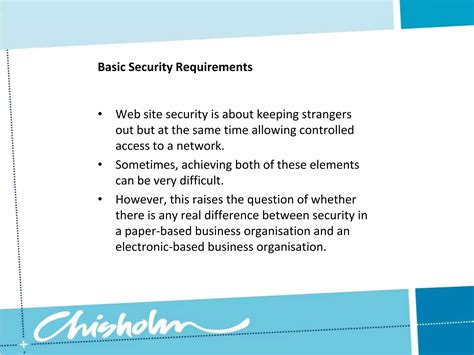 basic security requirements
